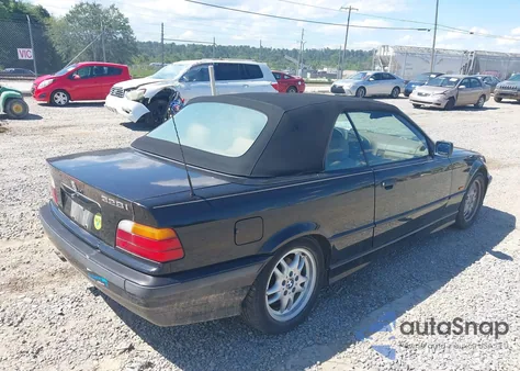 1998 BMW 328Ic из США, поврежденный, VIN WBABK7334WET66974